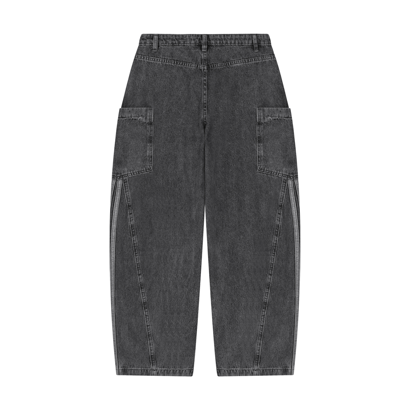 Atelier Kaz Women's Vintage Wash Barrel Leg Jeans