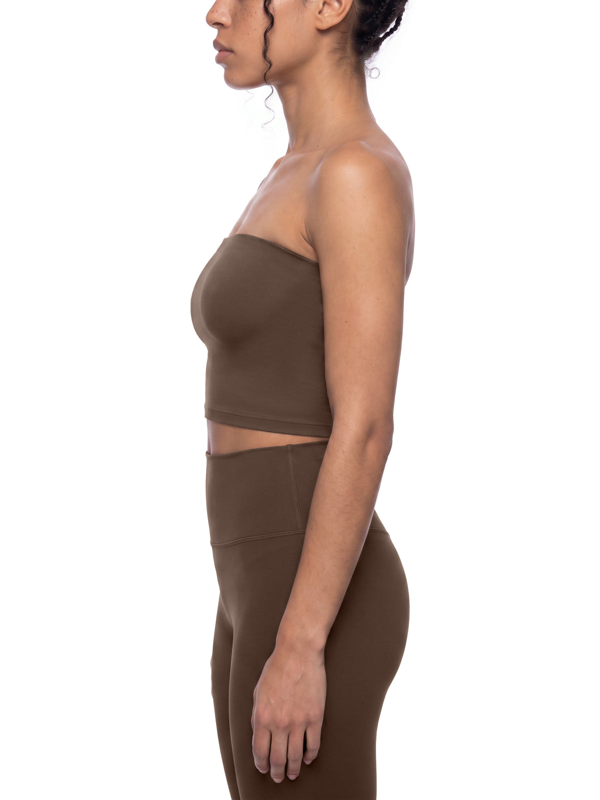 Atelier Kaz Women's Yoga Cropped Tube Top