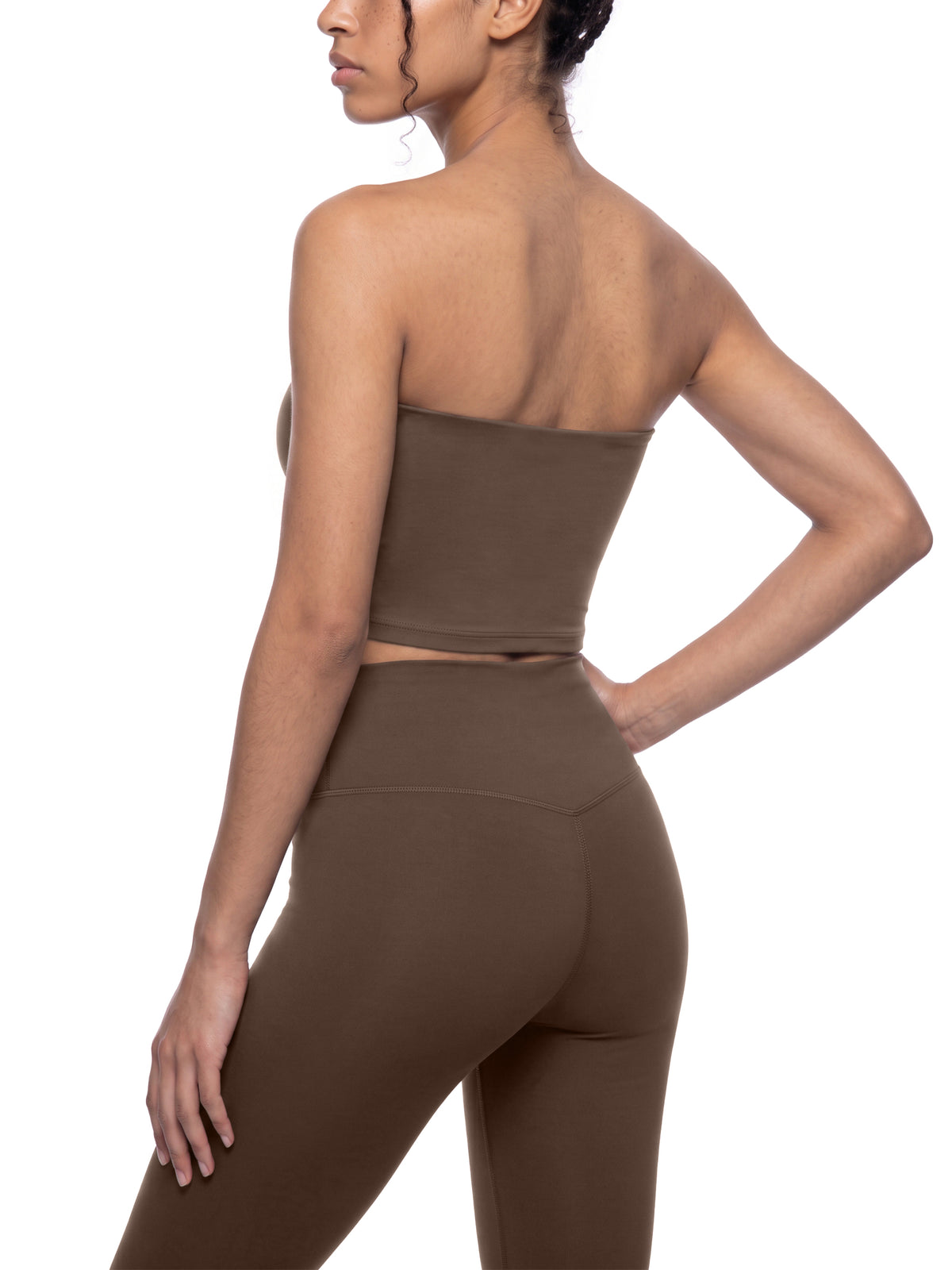 Atelier Kaz Women's Yoga Cropped Tube Top